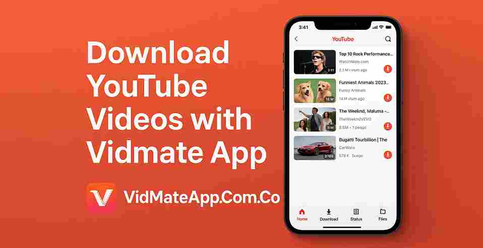 Download YouTube Videos with Vidmate App